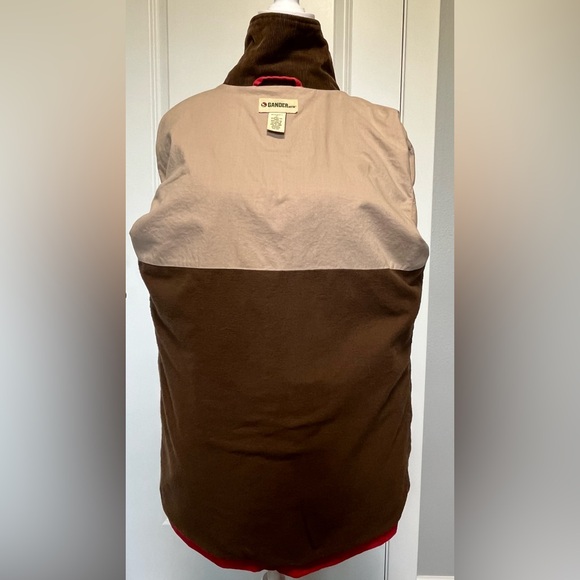 Vintage Gander Mountain Chore Field Barn Red Canvas Coat Jacket Women S corduroy - Picture 12 of 16